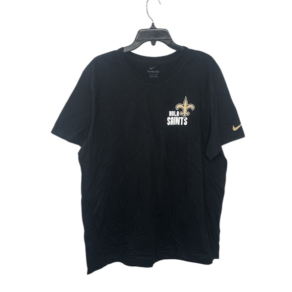 Nike Other - Nike Men’s XL Black New Orleans Saints Football T-Shirt, NWT